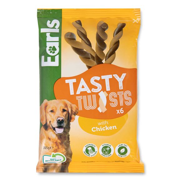 Tasty Chicken Twists 105g Earls